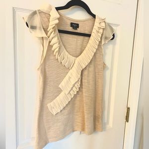 Anthropologie Deletta Cream Tank